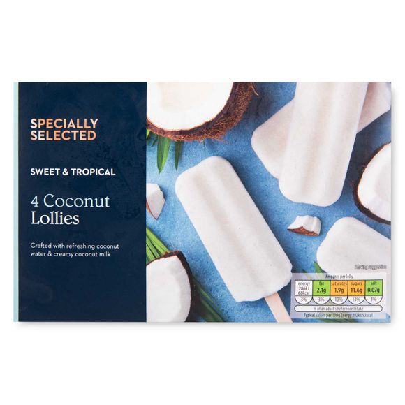 Coconut Lollies 4x73ml Specially Selected